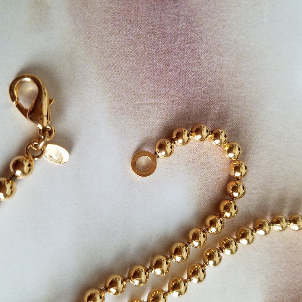 Premier Designs ball chain necklace. - Picture 3 of 4